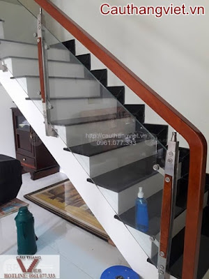 30 mẫu lan can cầu thang kính tay vịn gỗ không trụ đẹp rẻ 30 mau lan can cau thang kinh tay vin go khong tru dep re