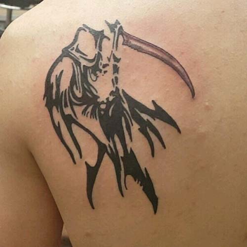 grim reaper tattoos shoulder back azrail dövmeleri grim reaper tattoos shoulder back azrail dövmeleri