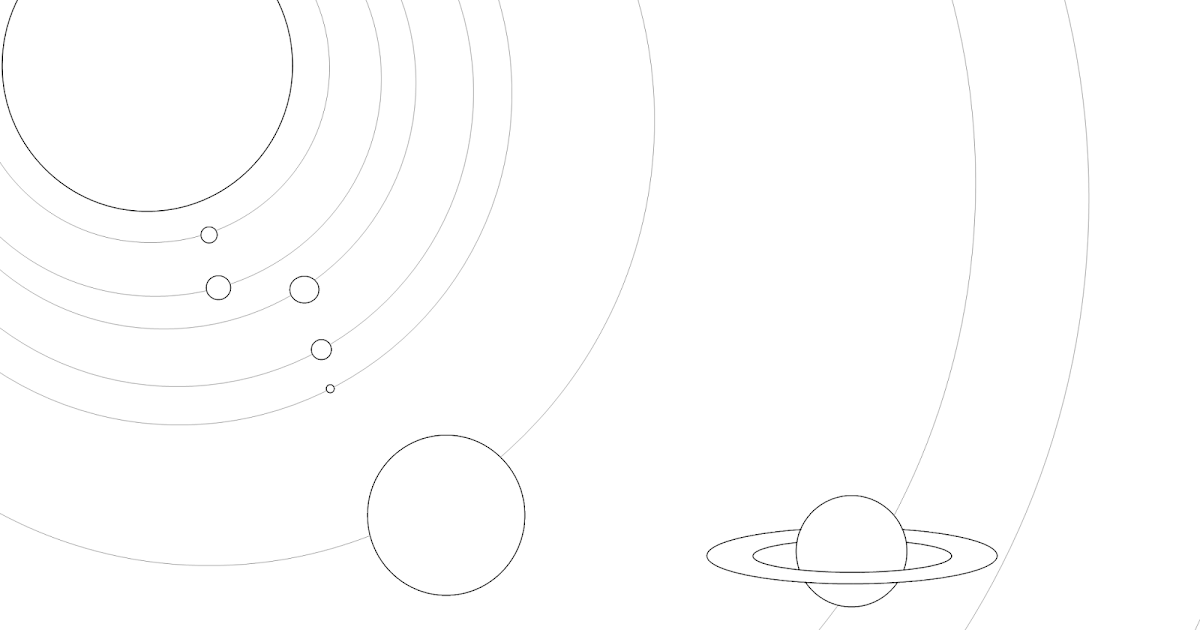 Fjords of Africa: Teacher's Bits: 14-body solar system diagram