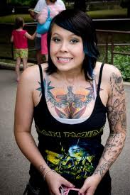Tattoos For Girls: Female Chest Tattoos