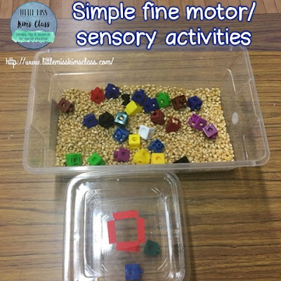 Fine Motor/ Sensory Activities for Special Education