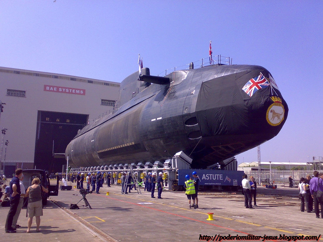 Poderío Militar Emboscada submarino clase Astute finaliza su primera