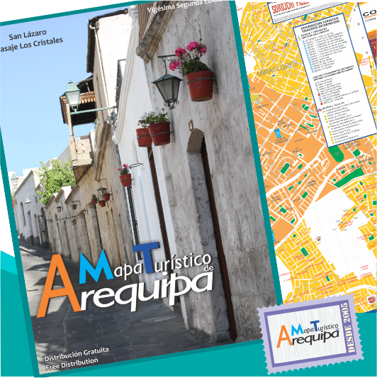 Mapa Turístico de Arequipa. Vigésima Segunda Edición