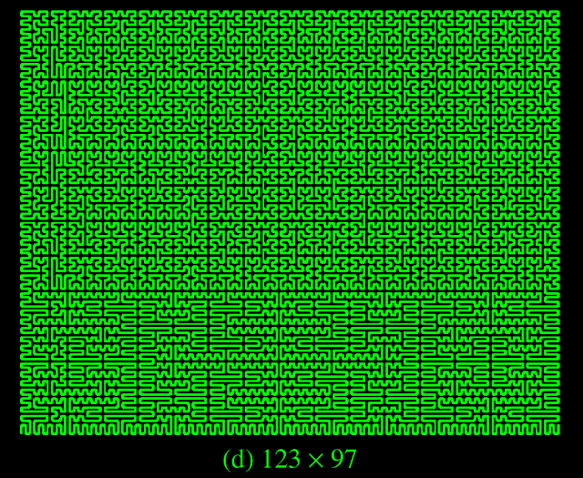 Pseudo Hilbert Curve