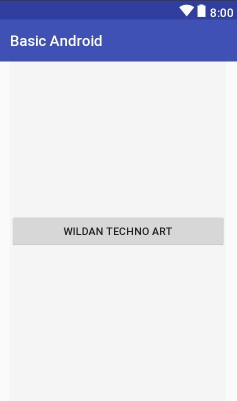 Penggunaan wrap_content pada tinggi dan match_parent pada lebar Penggunaan wrap_content pada tinggi dan match_parent pada lebar