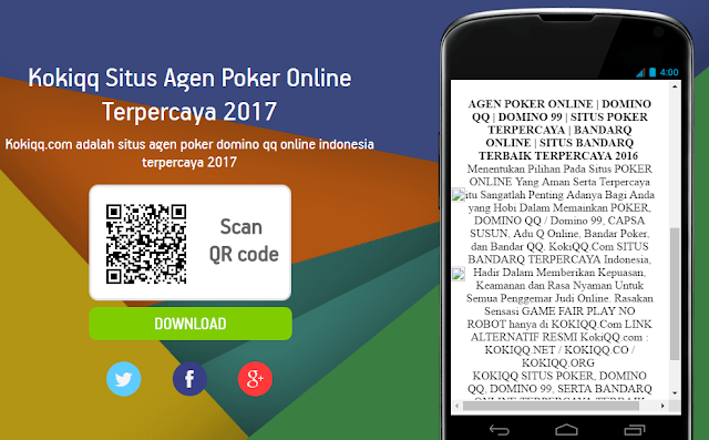 Cara Download Kokiqq Situs Agen Poker Online Terpercaya 2017 di Android Kamu Cara Download Kokiqq Situs Agen Poker Online Terpercaya 2017 di Android Kamu
