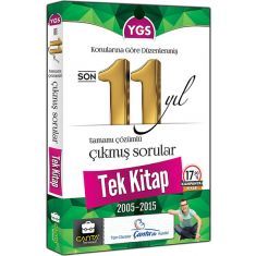 Çanta Yayınları YGS Son 11 Yıl Tek Kitap Çözümlü Çıkmış Sorular Kitabı (2016) Çanta Yayınları YGS Son 11 Yıl Tek Kitap Çözümlü Çıkmış Sorular Kitabı (2016)