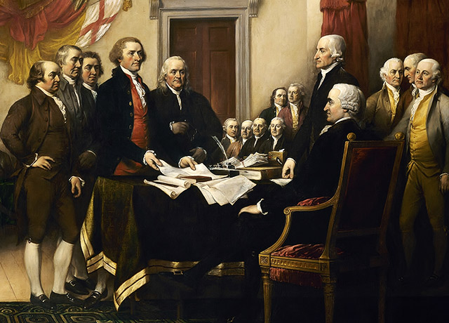Podpisanie Deklaracji Niepodległości Stanów Zjednoczonych