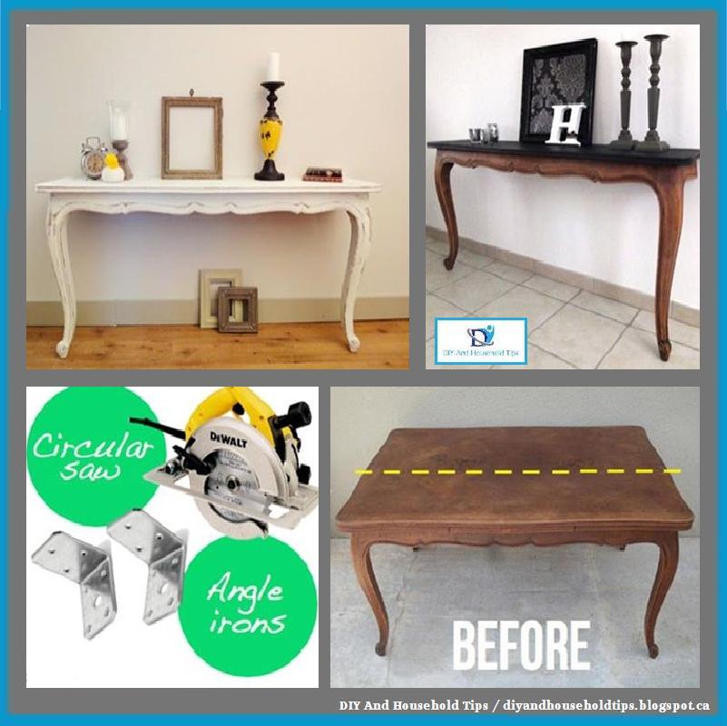 DIY And Household Tips How To Make 2 Console Tables