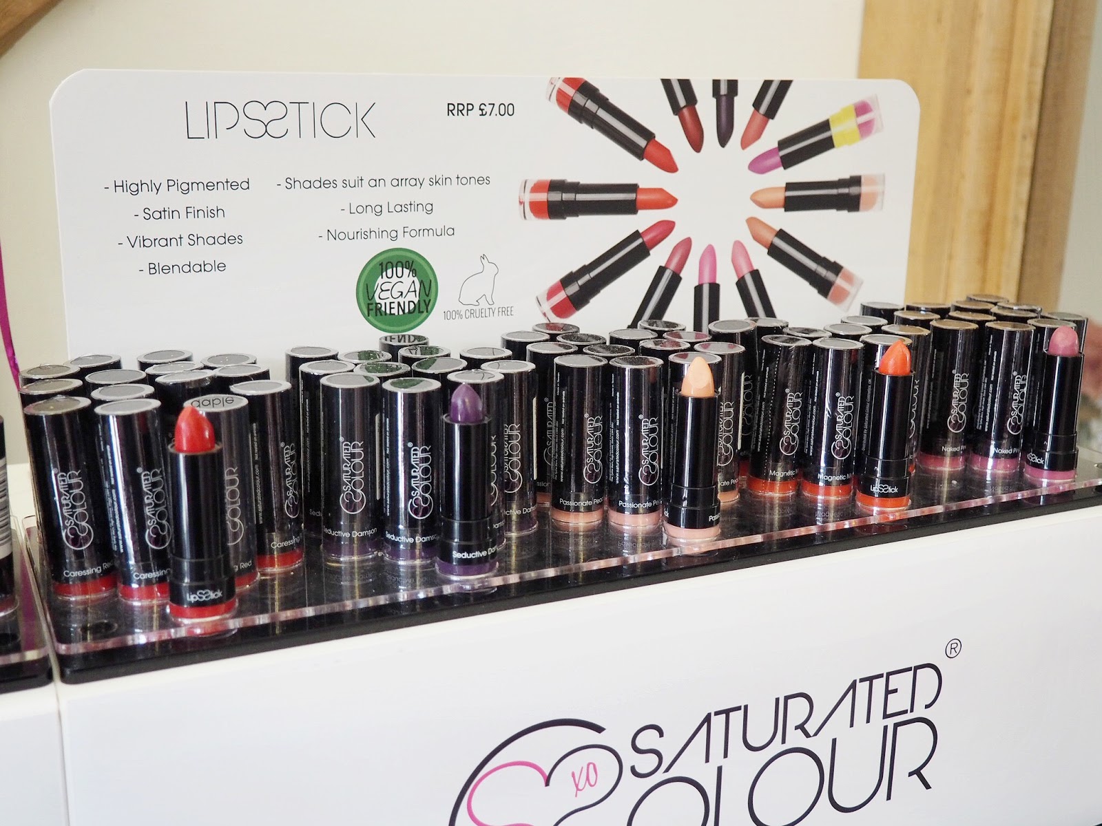 Saturated Colour Cosmetics Essex Bloggers Event