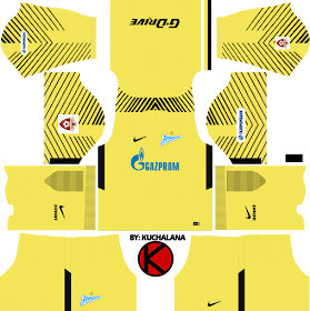 Zenit St Petersburg Kits 2017/18 - Dream League Soccer