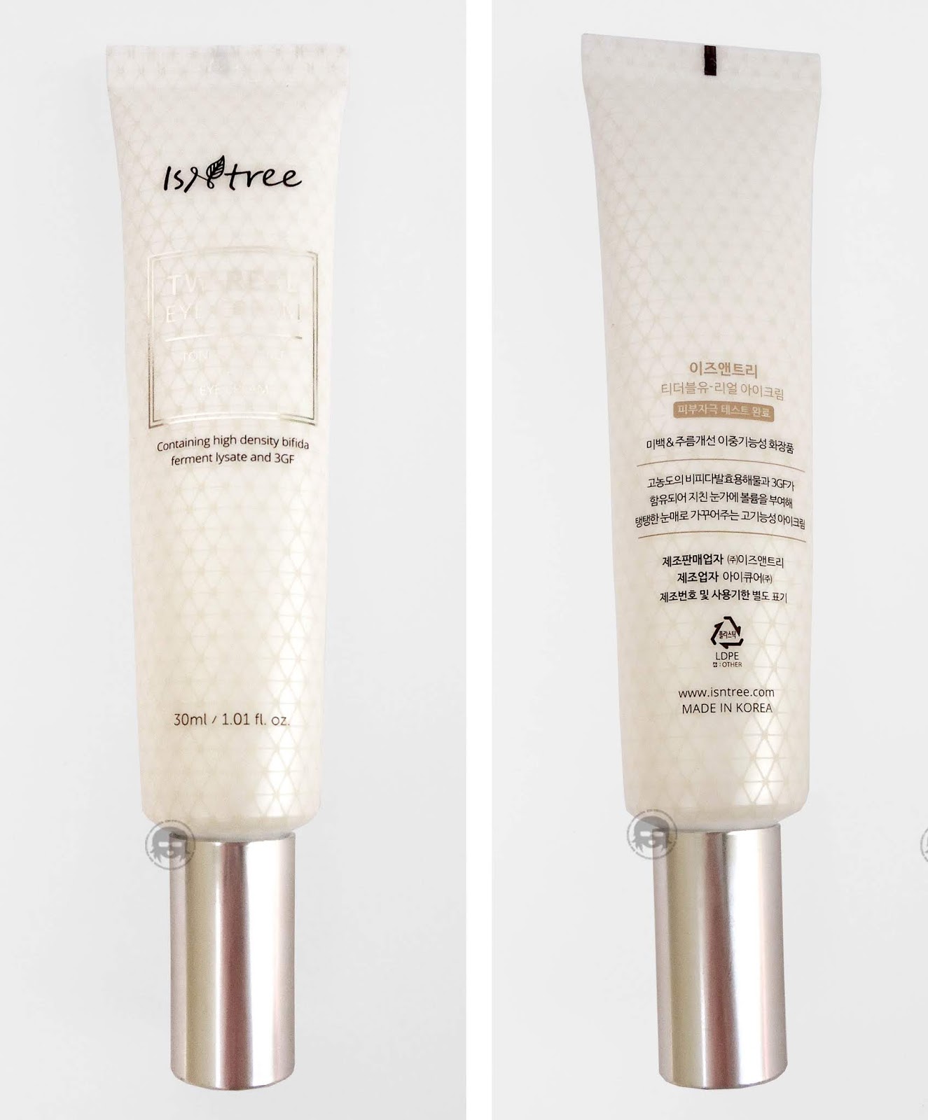 REVIEW [ISNTREE] TWReal Eye Cream Novata en Progreso