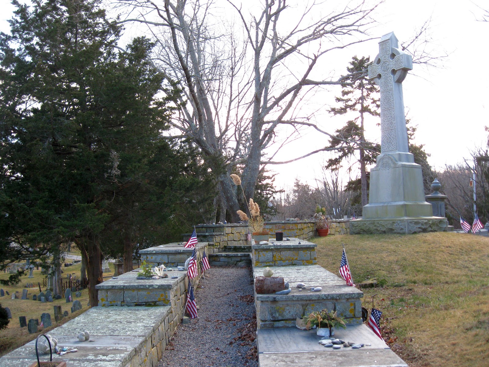 THE OLD COLONY GRAVEYARD RABBIT COHASSET CENTRAL CEMETERYTHE ST. JOHN