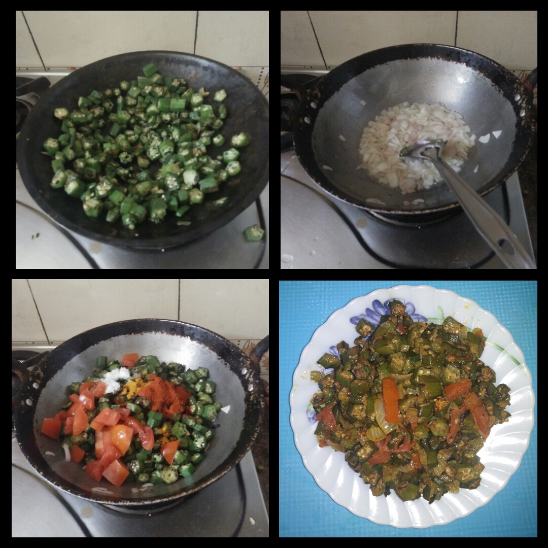 Sujatas Recipes Bhindi bhaji recipe / how to make Ladies finger recipe / Bhindi ki sabzi