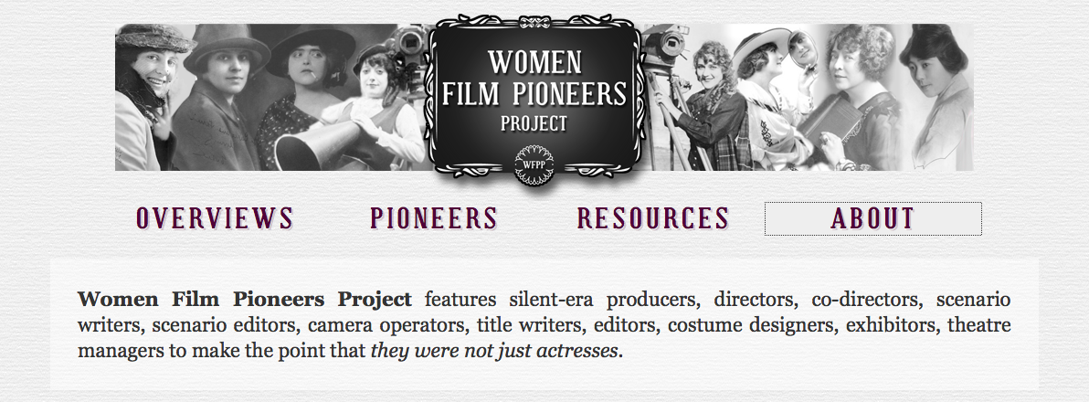 Pioneers – Women Film Pioneers Project