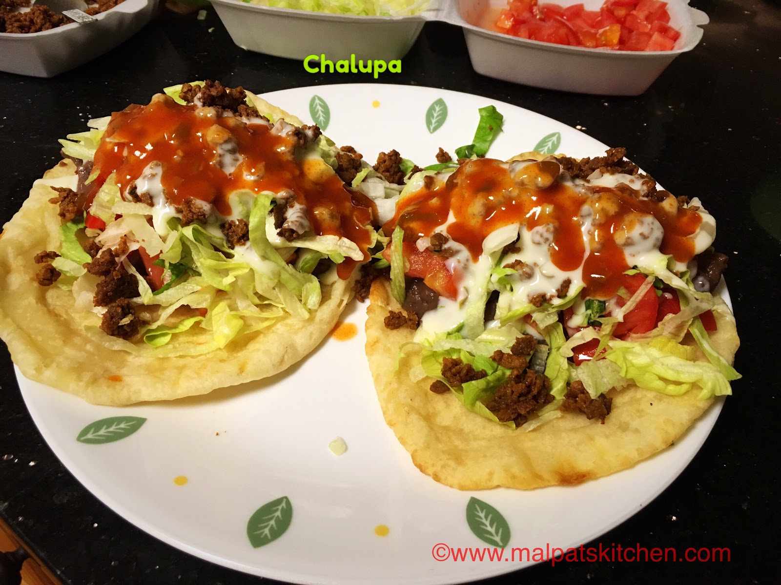 CHALUPA, how to make Mexican Chalupa ~ Malpats Kitchen