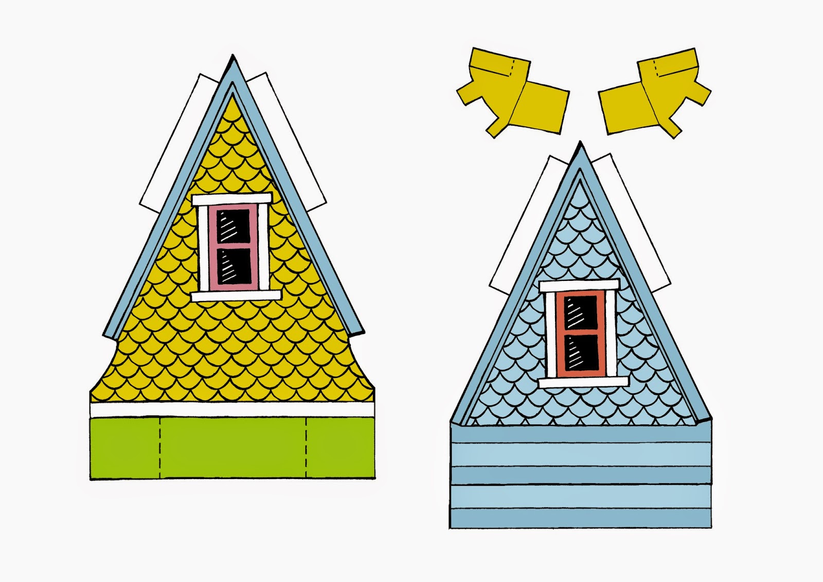 Peach Bum UP HOUSE Printable Template  Peach Bum UP HOUSE Printable Template