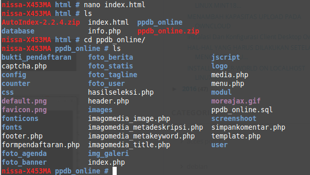 Php id 90. Php menu.