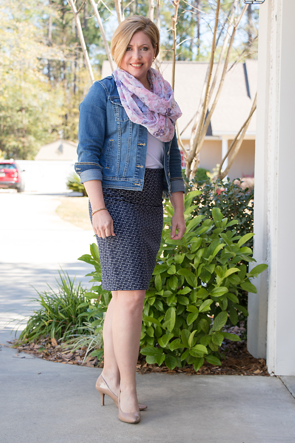 Savvy Southern Chic A scarf and a skirt