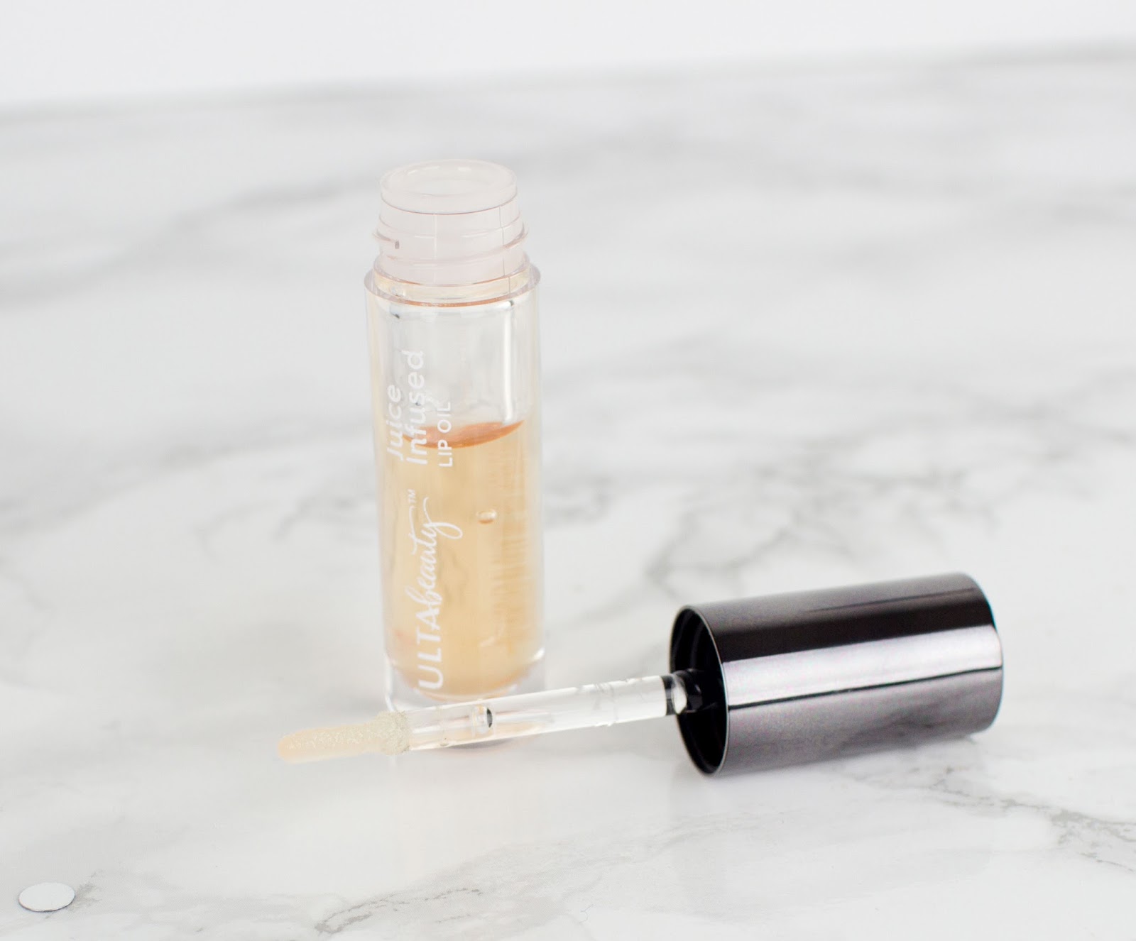 ULTA Juice Infused Lip Oil in Jojoba + Peach Review Portrait of Mai