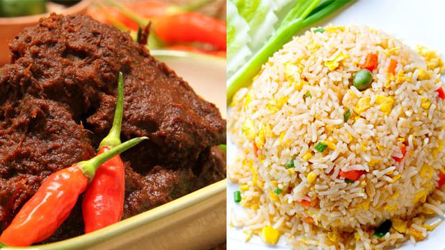 Rendang & Nasi Goreng