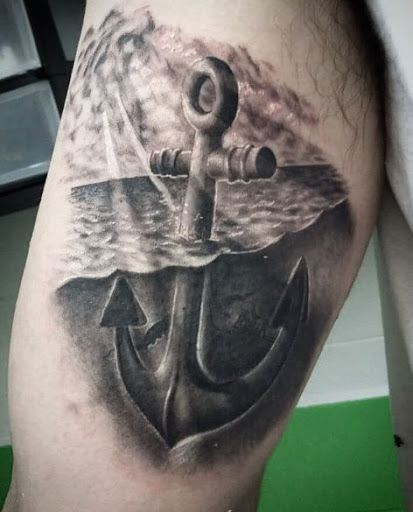 Este épico de preto e cinza, tinta de trabalho