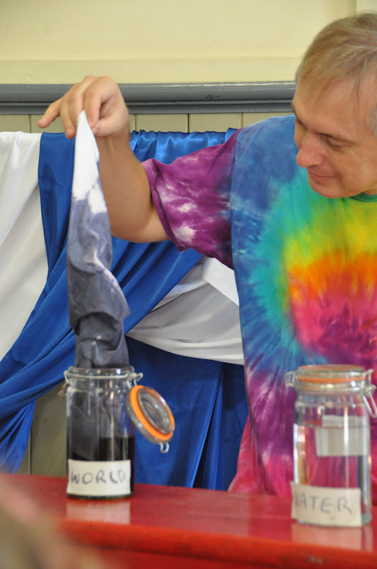 Thomson family blog object lesson baptism holy spirit and our response