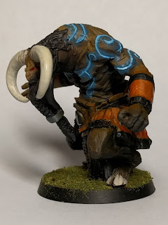 I neglected to get any before shots unfortunately Finished Minotaur side view