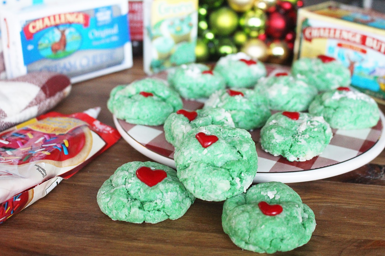 Kylee's Kitchen Grinch Gooey Butter Cookies