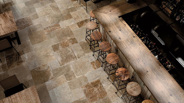 Floor tiles design pictures with terracotta effect Pantheon collection - From the most beautiful places