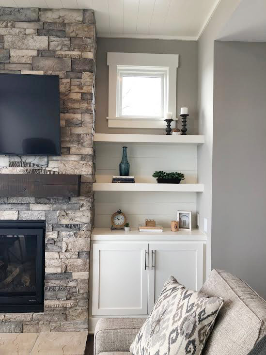 How To Style Symmetrical Bookcases, Decorating Bookcases Next To Fireplace