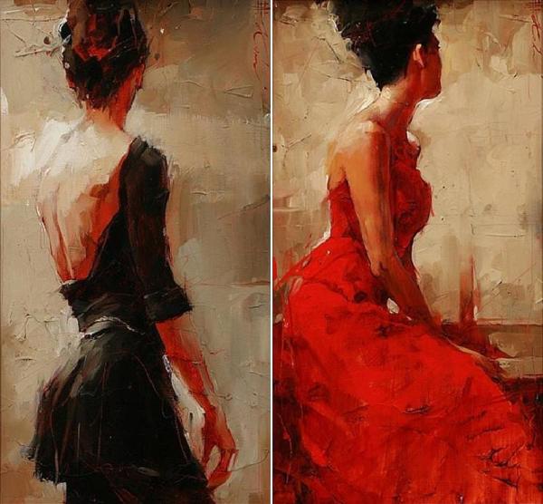 Inspiration Board Figurative Impressionist Paintings by