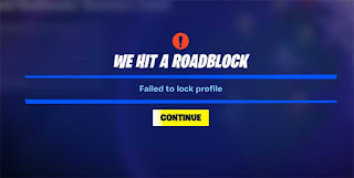 we hit a roadblock, failed to lock profile we hit a roadblock, failed to lock profile