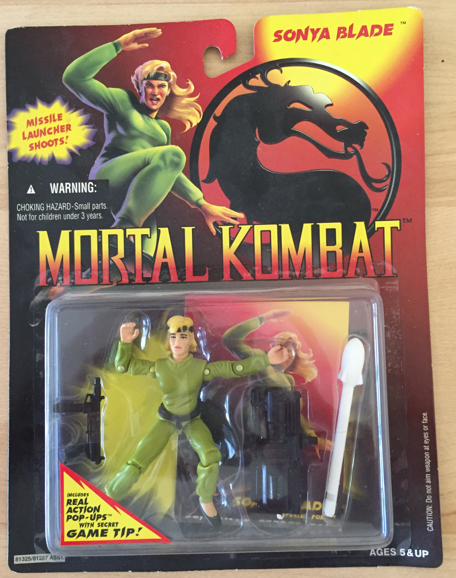 Mortal Kombat Trilogy Sonya Blade Toy Island 5'' Figure