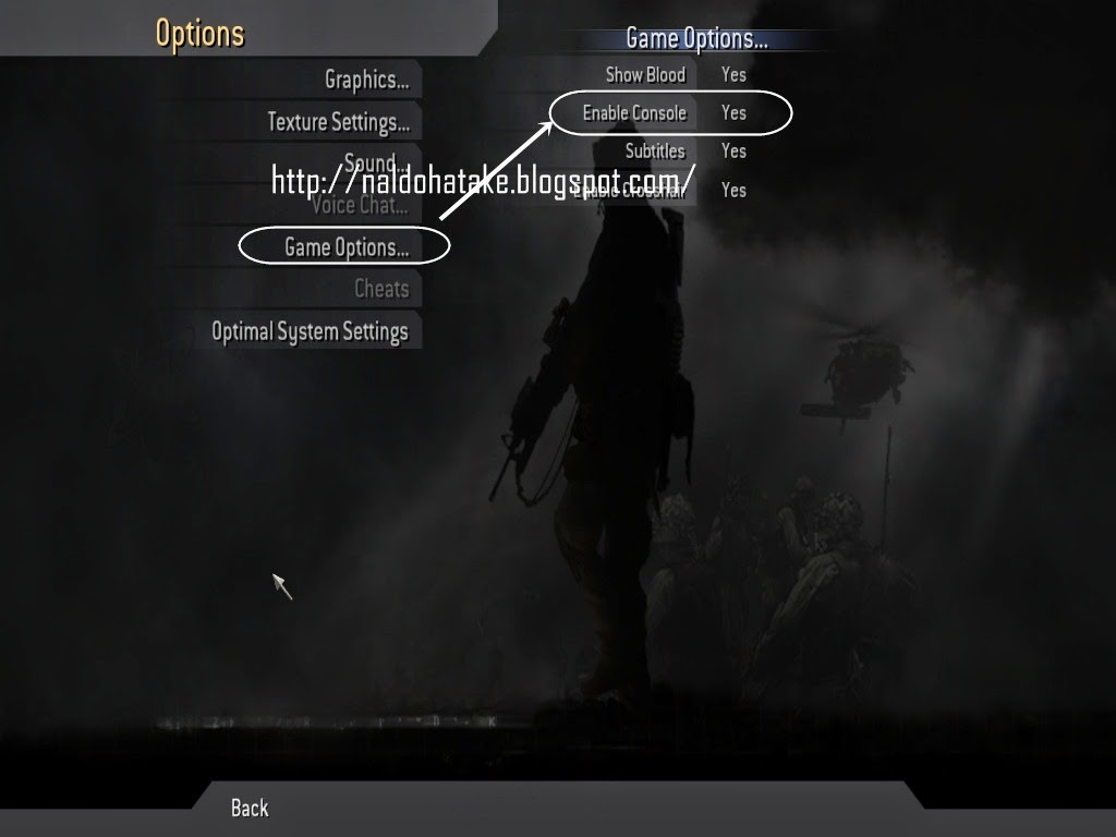 cheat in call of duty 4 modern warfare cheat in call of duty 4 modern warfare