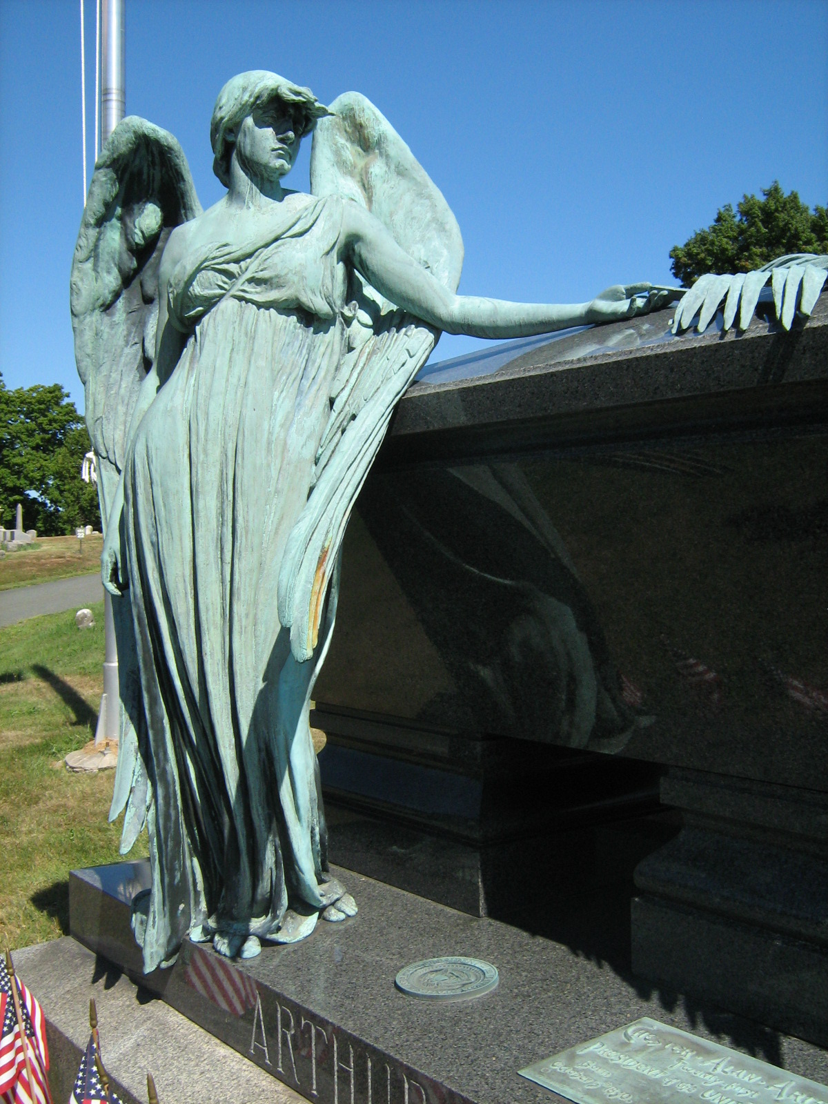 Albany Rural Cemetery Beyond The Graves The Presidential Grave