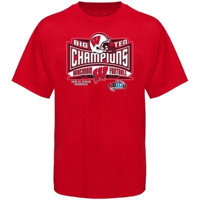 Wisconsin Big 10 Champions T-Shirt, Badgers Sweatshirt Hoodie ...