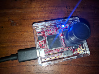 Blue LED blinking on successful USB connection Blue LED blinking on successful USB connection