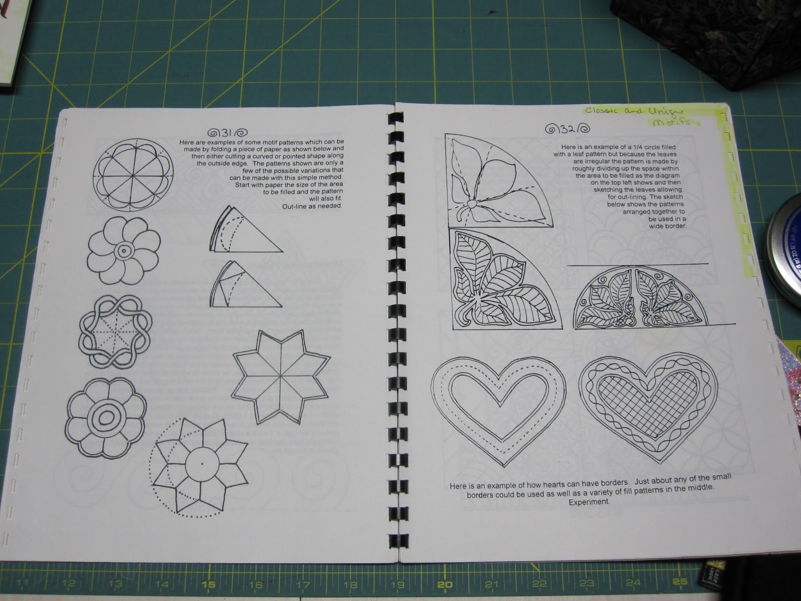 A Way of Seeing The Welsh Quilting Pattern and Design Handbook... A bit more info