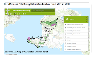 Klik untuk melihat peta Rencana Pola Ruang Kab. Lobar