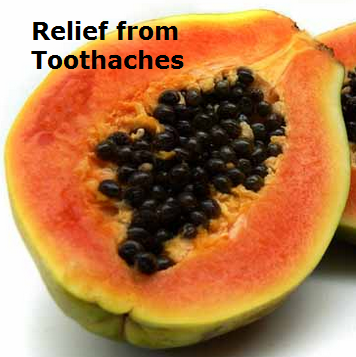 Health Benefits of Papaya - Paw paw Relief from Toothaches
