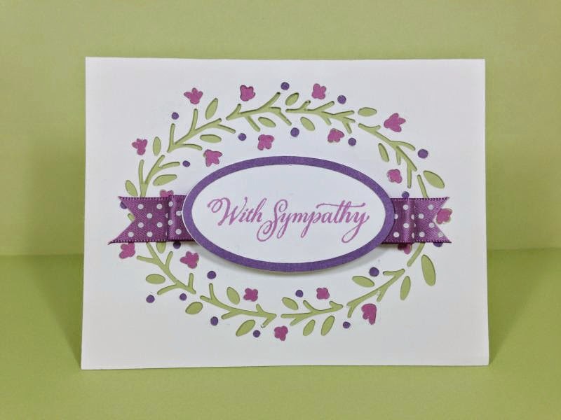 Simple, but elegant Sympathy card