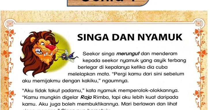 Contoh Dongeng Parabel Bahasa Sunda