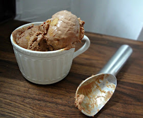 Chocolate Peanut Butter Swirl Ice Cream (EASY method!)