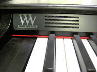 Williams Rhapsody digital piano close up