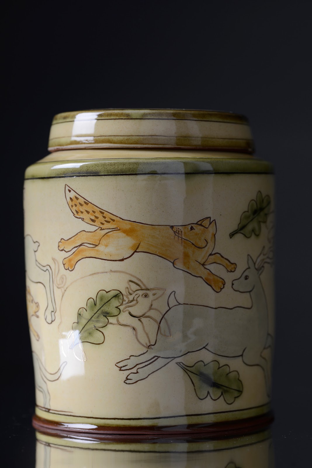 Brampton Pottery Tea Caddy part 2