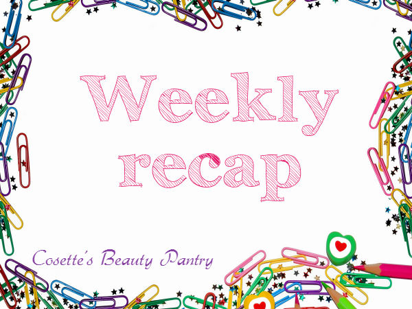 Weekly recap #3