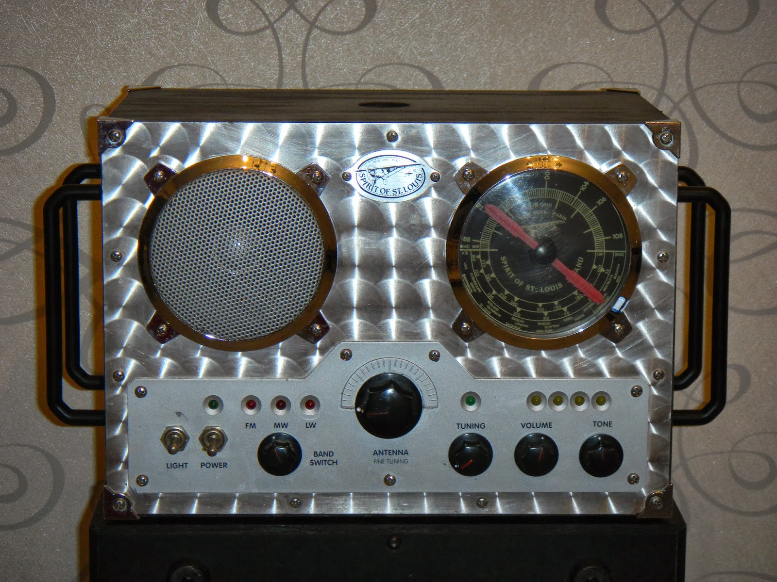 Infrequent Sound [sex.tex] technology Spirit of St. Louis model Field Radio, 1985