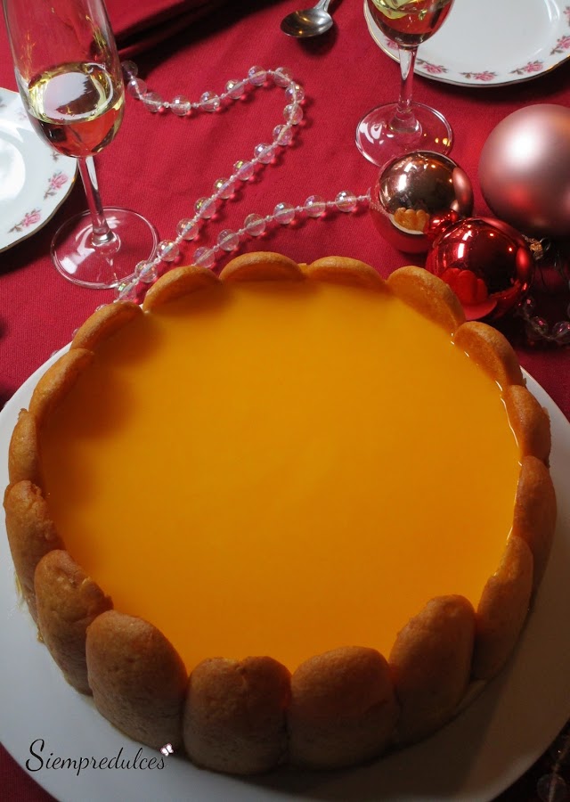 Carlota o Charlota de caquis y mandarinas (Siempredulces)