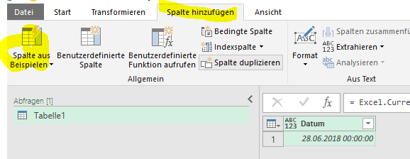 Power Query M Funktionen Und Formeln In Einer Benutzerdefinierten Spalte Kombinieren